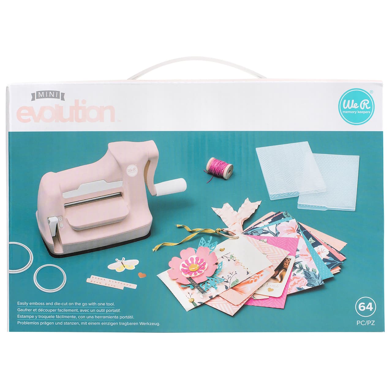 We R Memory Keepers® Mini Evolution™ Pink Die Cut Machine Kit